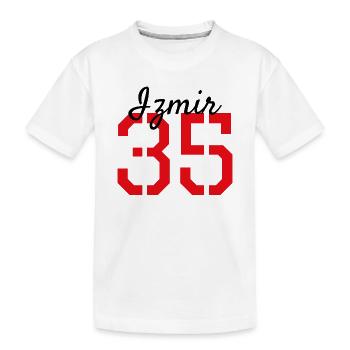 Izmir 35 Turquie - T-shirt bio Premium Enfant - blanc - Devant