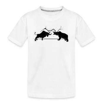 Bulle VS Ours - T-shirt bio Premium Enfant - blanc - Devant