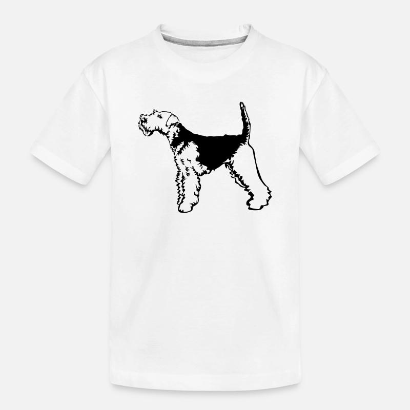 Welsh Terrier - Kinder Premium Bio T-Shirt - Weiß