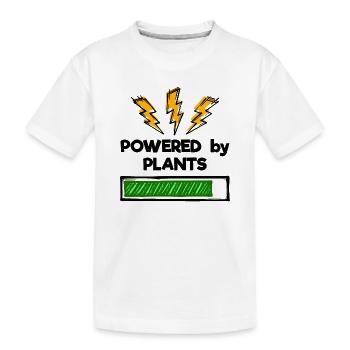 Déclaration végétarienne végétalienne - T-shirt bio Premium Enfant - blanc - Devant