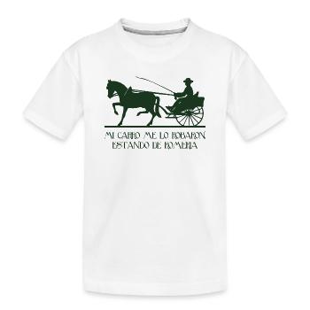 Mon chariot - T-shirt bio Premium Enfant - blanc - Devant