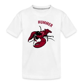 Homard - T-shirt bio Premium Enfant - blanc - Devant