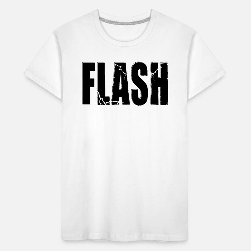 FLASH CLAIM mit Blitz Kinder Premium Bio T-Shirt