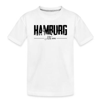 Hamburg Altona, City Shirt - Kinder Premium Bio T-Shirt - Weiß - Vorne