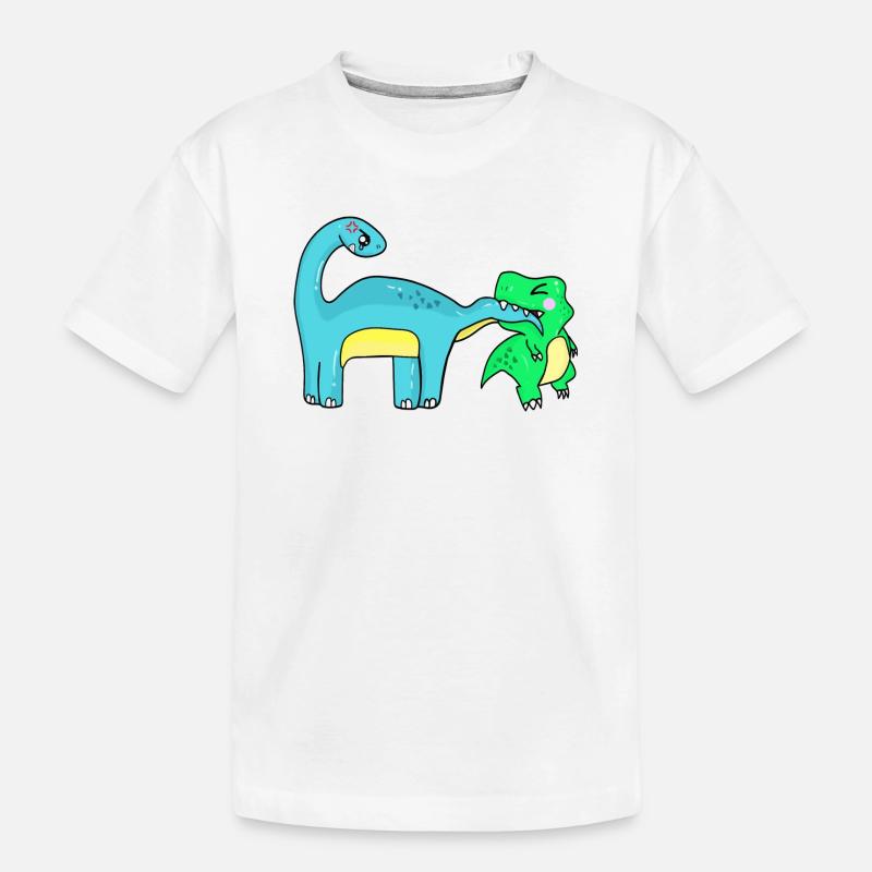 Image de l’espace réservé Dino - T-shirt bio Premium Enfant - blanc