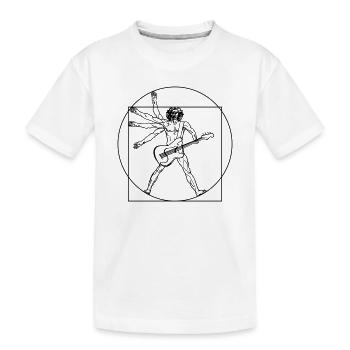 Sparvinci Felsen - Kinder Premium Bio T-Shirt - Weiß - Vorne