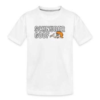 Schnudergoof Lausbub - Kinder Premium Bio T-Shirt - Weiß - Vorne