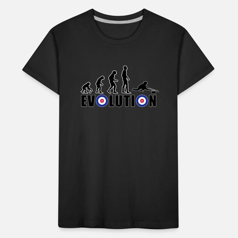 EVOLUTION CURLING Curling Cadeau Hiver T-shirt bio Premium Enfant