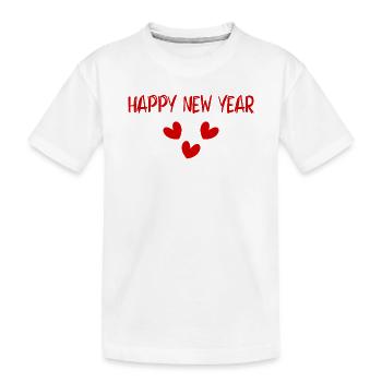 BONNE ANNEE. SAINT SYLVESTRE. NOUVELLE ANNÉE. - T-shirt bio Premium Enfant - blanc - Devant