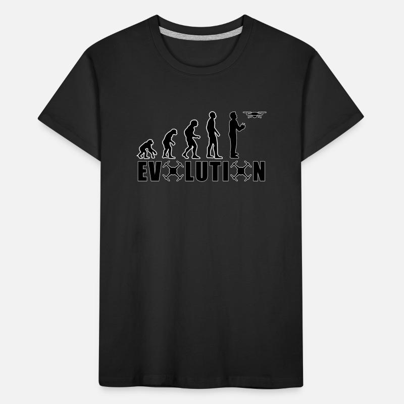 EVOLUTION DRONE Gift Ground Pilot Flying Kids' Premium Organic T-Shirt