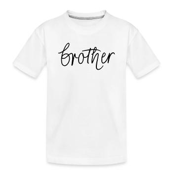 Frère - T-shirt bio Premium Enfant - blanc - Devant