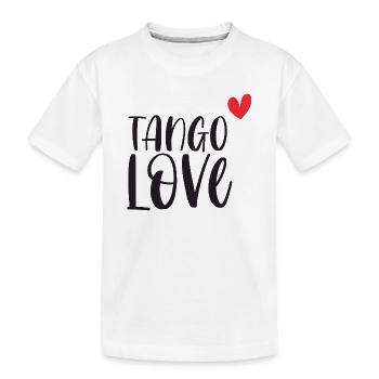 Tango Love! Danseur danse danse couple cadeau - T-shirt bio Premium Enfant - blanc - Devant