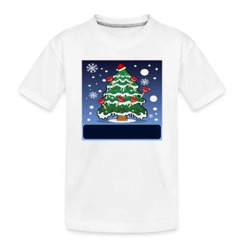 INSTALLATIONS SANITAIRES PLOMBIER DE NOËL PÖMPEL - T-shirt bio Premium Enfant - blanc - Devant