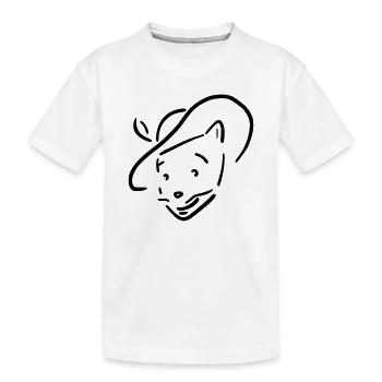Puss in Boots - Kids' Premium Organic T-Shirt - white - Front