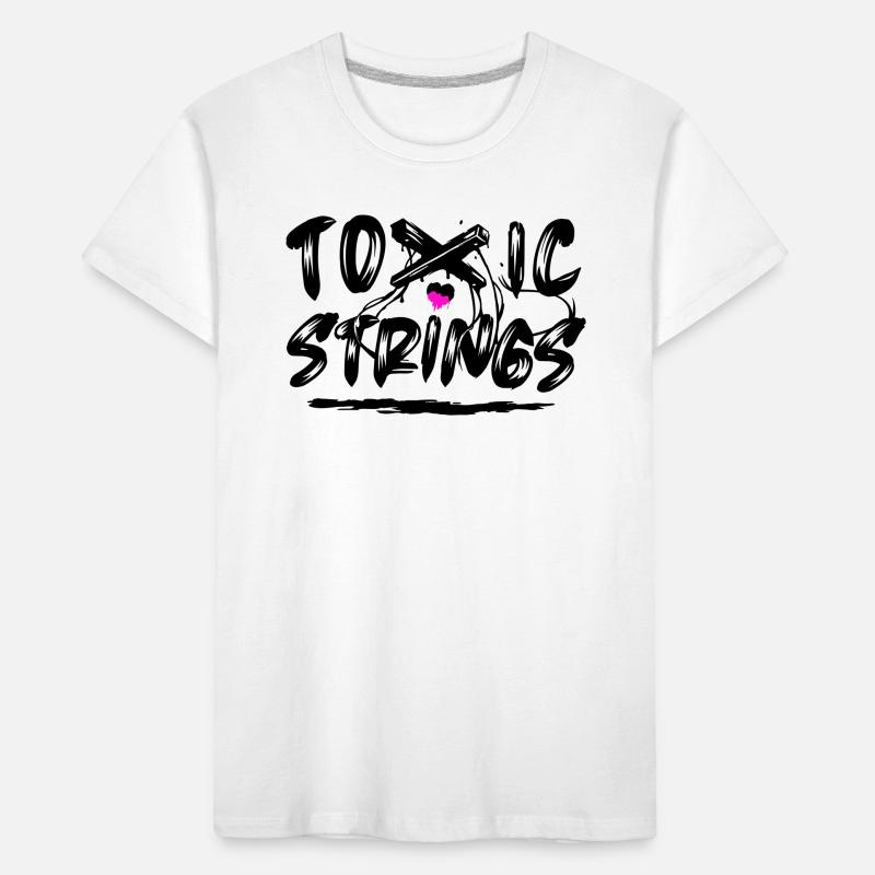 Toxic Strings 2 Colour Kids' Premium Organic T-Shirt