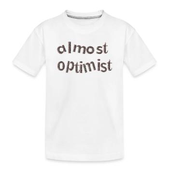 optimiste - T-shirt bio Premium Enfant - blanc - Devant