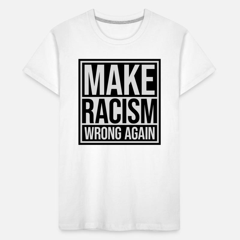 make racism wrong again Kids' Premium Organic T-Shirt