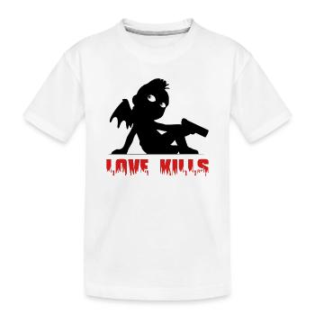 L’amour tue 2 - T-shirt bio Premium Enfant - blanc - Devant