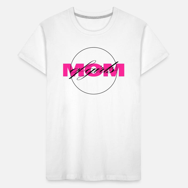 Moderne Neonbuchstaben mit Script Overlay Kinder Premium Bio T-Shirt
