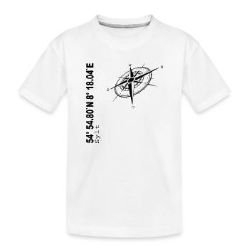Sylt - Kinder Premium Bio T-Shirt - Weiß - Vorne