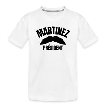 Martinez, cgt, réforme des retraites - T-shirt bio Premium Enfant - blanc - Devant