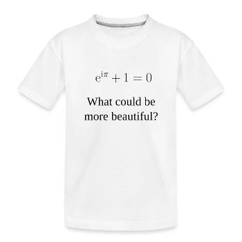 Euler-Formel - Kinder Premium Bio T-Shirt - Weiß - Vorne