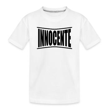 Nom T-shirt Innocent T-shirt idée cadeau - T-shirt bio Premium Enfant - blanc - Devant