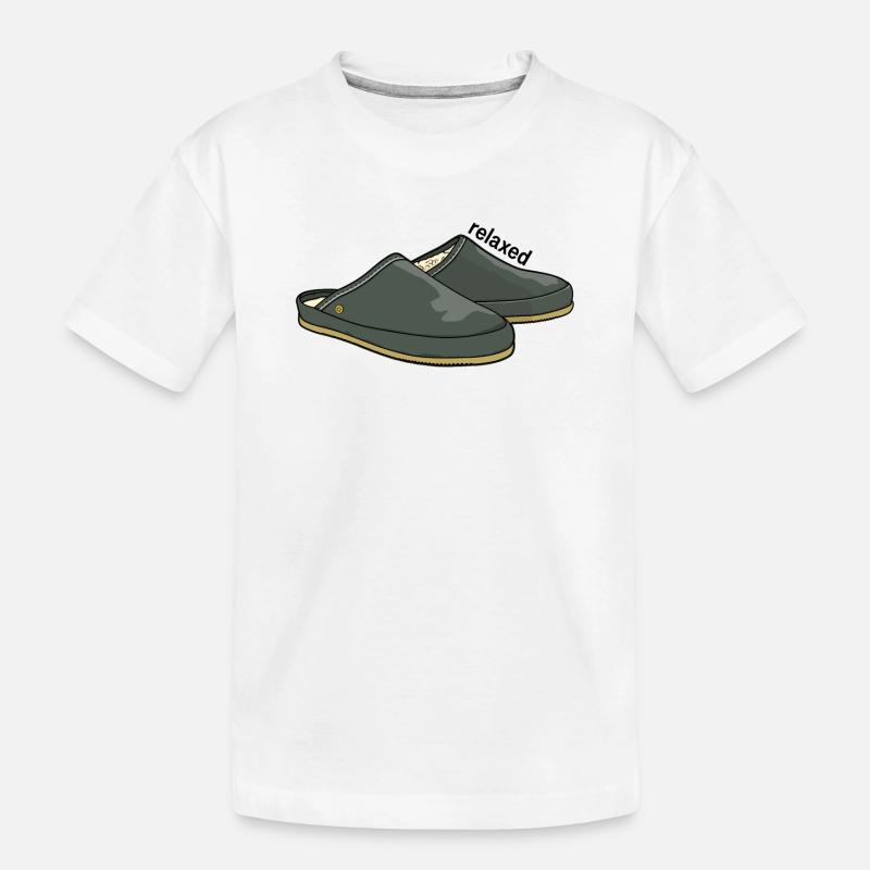 Relaxed grey - Kinder Premium Bio T-Shirt - Weiß