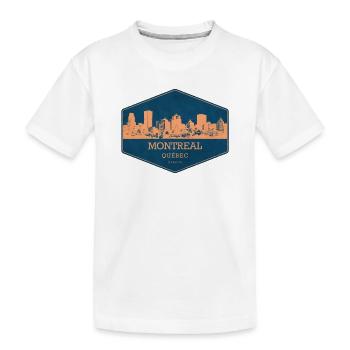 Montréal Canada - T-shirt bio Premium Enfant - blanc - Devant