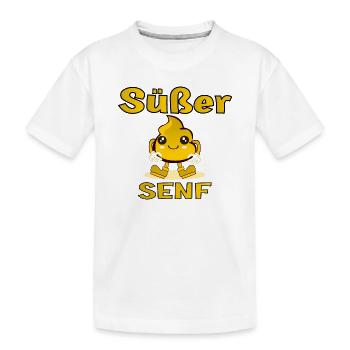 GRILLSOßE - Süßer Senf - Kinder Premium Bio T-Shirt - Weiß - Vorne