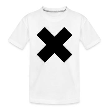 Toxic X - Kids' Premium Organic T-Shirt - white - Front