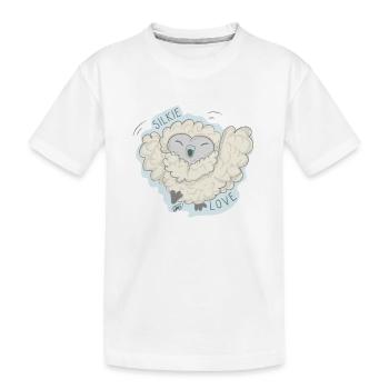 Poulet en soie Lioba, hourra - T-shirt bio Premium Enfant - blanc - Devant