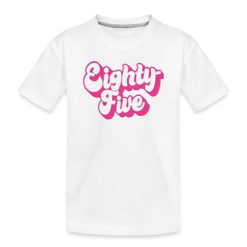 Quatre-vingt-cinq femmes du 85e anniversaire de ses 85 ans - T-shirt bio Premium Enfant - blanc - Devant