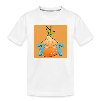 TRISTESSE - ORANGE TRISTE - FRUITS D’ÉTÉ - T-shirt bio Premium Enfant - blanc - Devant