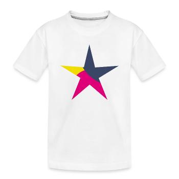ETOILE. ETOILES. STAR. FÊTE. ANNIVERSAIRE. NOËL - T-shirt bio Premium Enfant - blanc - Devant