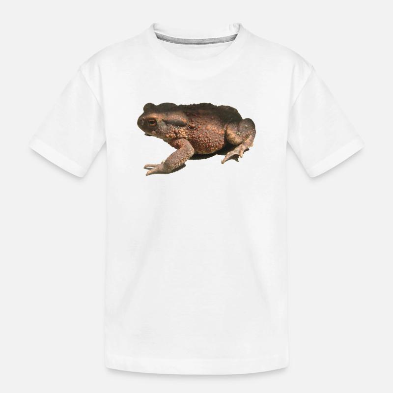Kröte - Kinder Premium Bio T-Shirt - Weiß