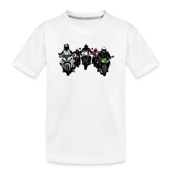 Couleur du groupe de motards - T-shirt bio Premium Enfant - blanc - Devant