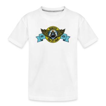 Bokito - Kinder Premium Bio T-Shirt - Weiß - Vorne