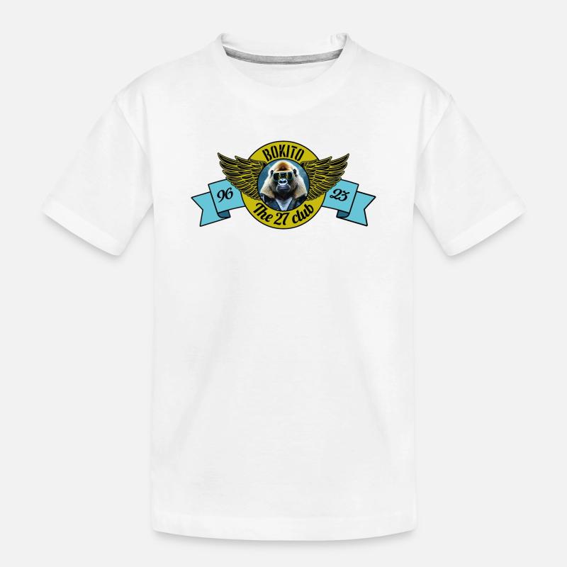 Bokito - Kinder Premium Bio T-Shirt - Weiß