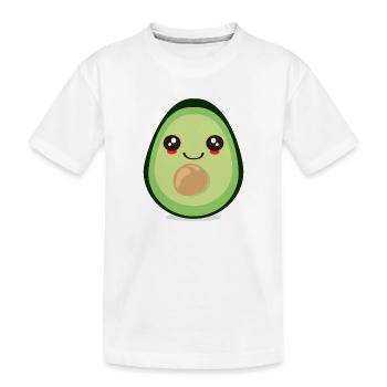 MIGNON FRUIT D’AVOCAT KAWAII - T-shirt bio Premium Enfant - blanc - Devant