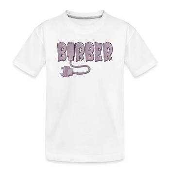 COIFFEUR - TONDEUSES À CHEVEUX - T-shirt bio Premium Enfant - blanc - Devant
