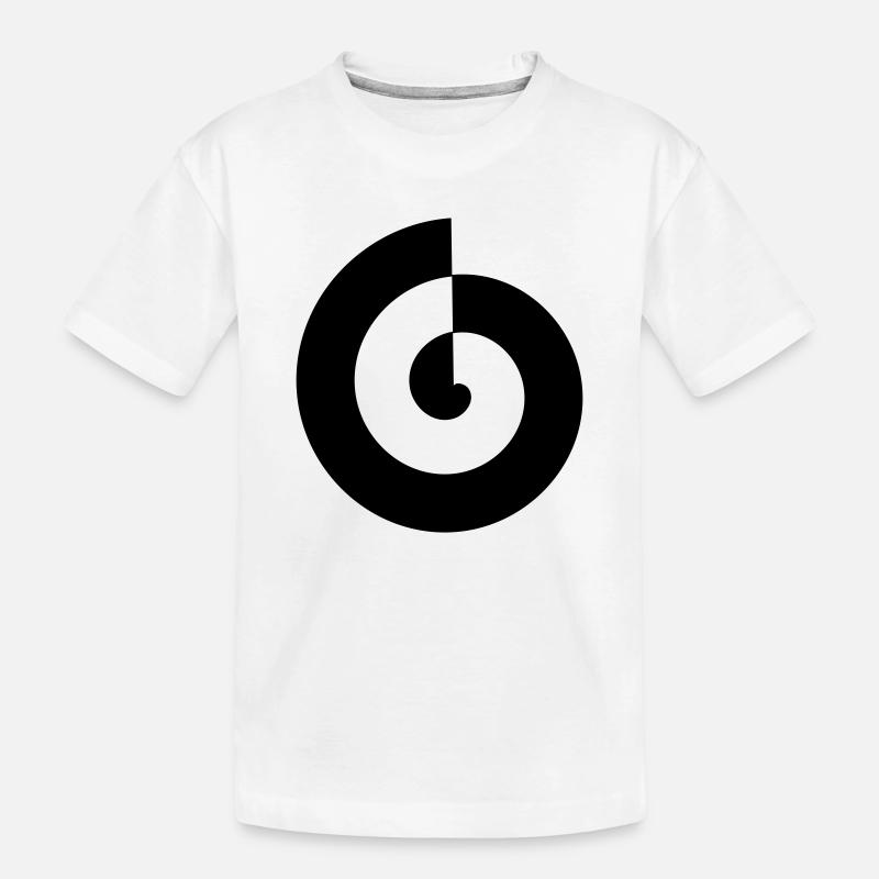 Spirale - Kinder Premium Bio T-Shirt - Weiß