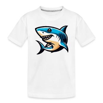 Requin blanc - T-shirt bio Premium Enfant - blanc - Devant
