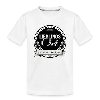 Lieblingsort Kochel am See - Kinder Premium Bio T-Shirt - Weiß - Vorne