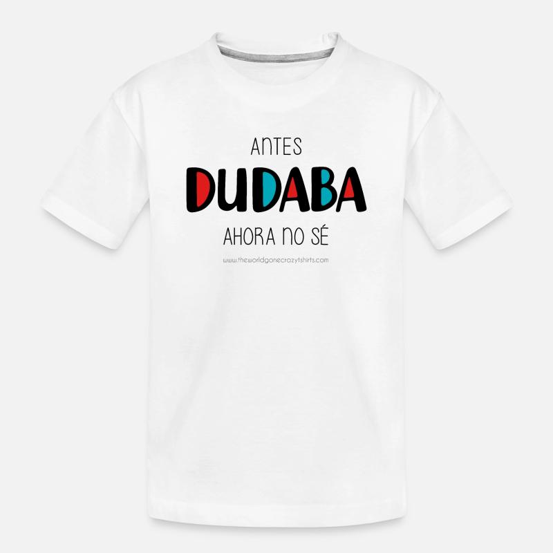 J’avais l’habitude d’hésiter - T-shirt bio Premium Enfant - blanc