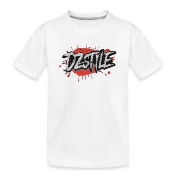 DZ Style Urbain - Graffiti Éclaboussure - T-shirt bio Premium Enfant - blanc - Devant