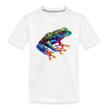 Grenouille - T-shirt bio Premium Enfant - blanc - Devant