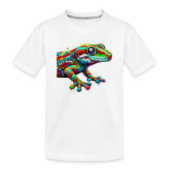 Gecko - T-shirt bio Premium Enfant - blanc - Devant