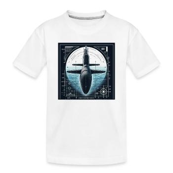 Sous-marin - T-shirt bio Premium Enfant - blanc - Devant