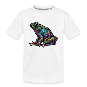 Grenouille - T-shirt bio Premium Enfant - blanc - Devant